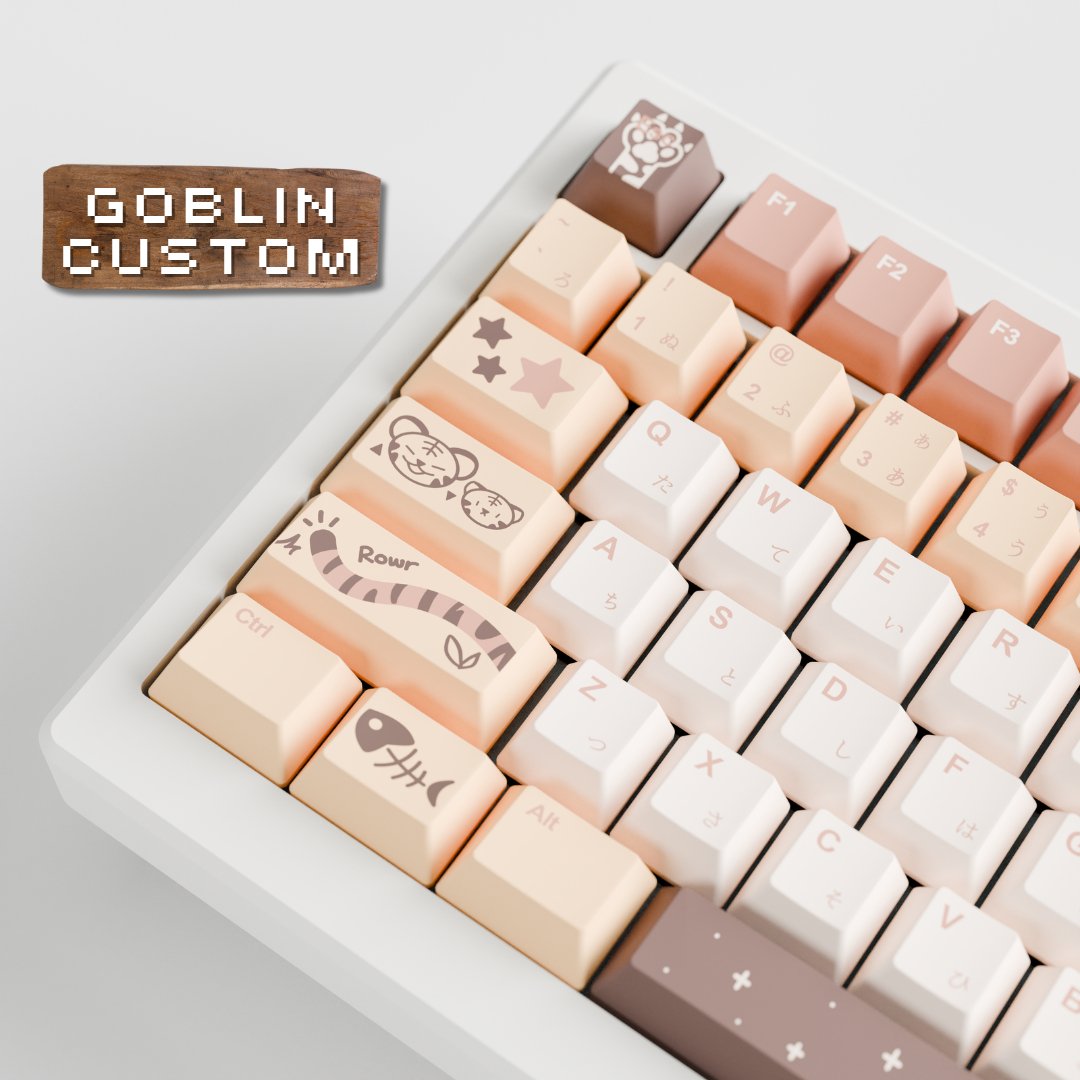 Goblintechkeys Design-For-You | PBT keycap set(Any keyboard size, any layout, any format)