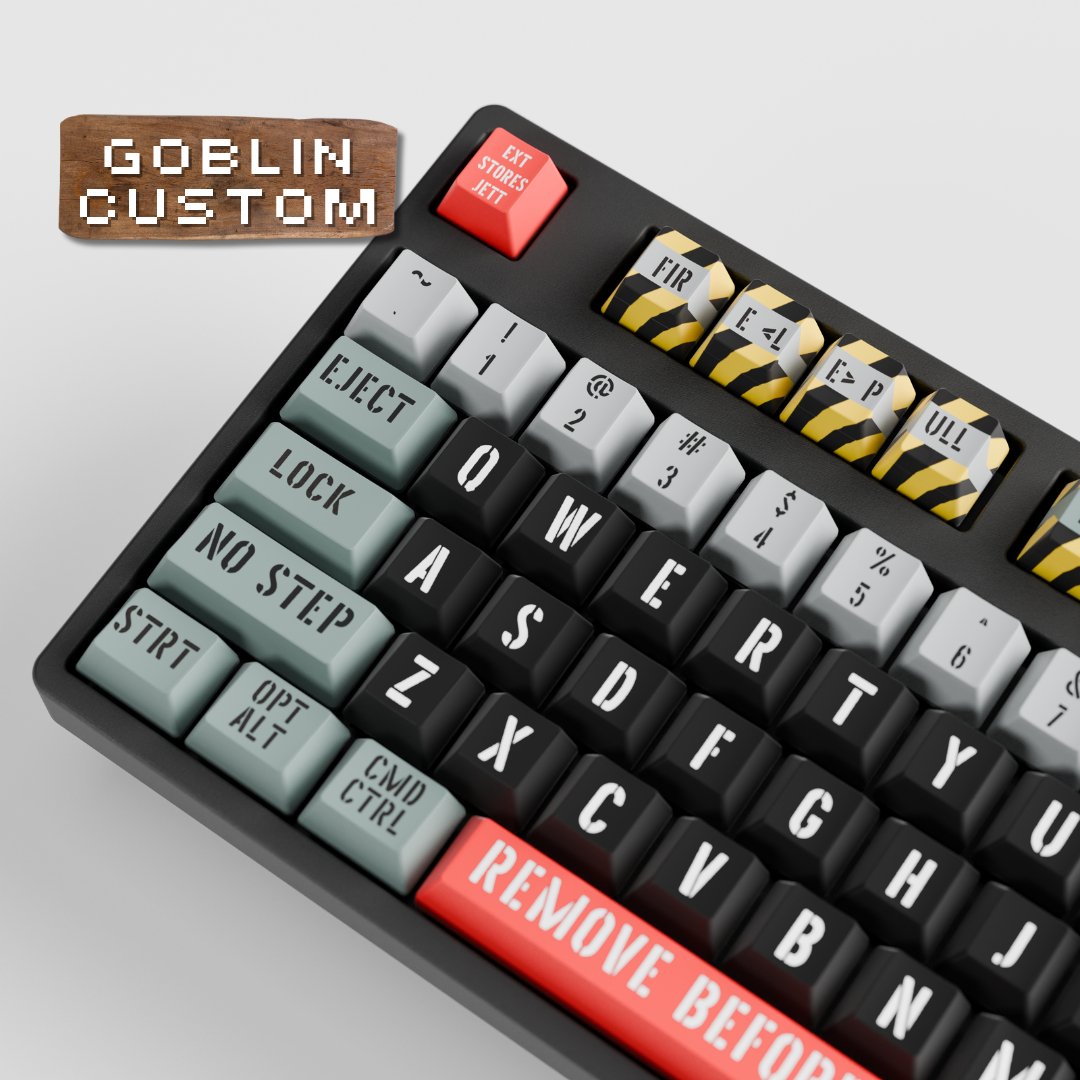 Goblintechkeys Design-For-You | PBT keycap set(Any keyboard size, any layout, any format)