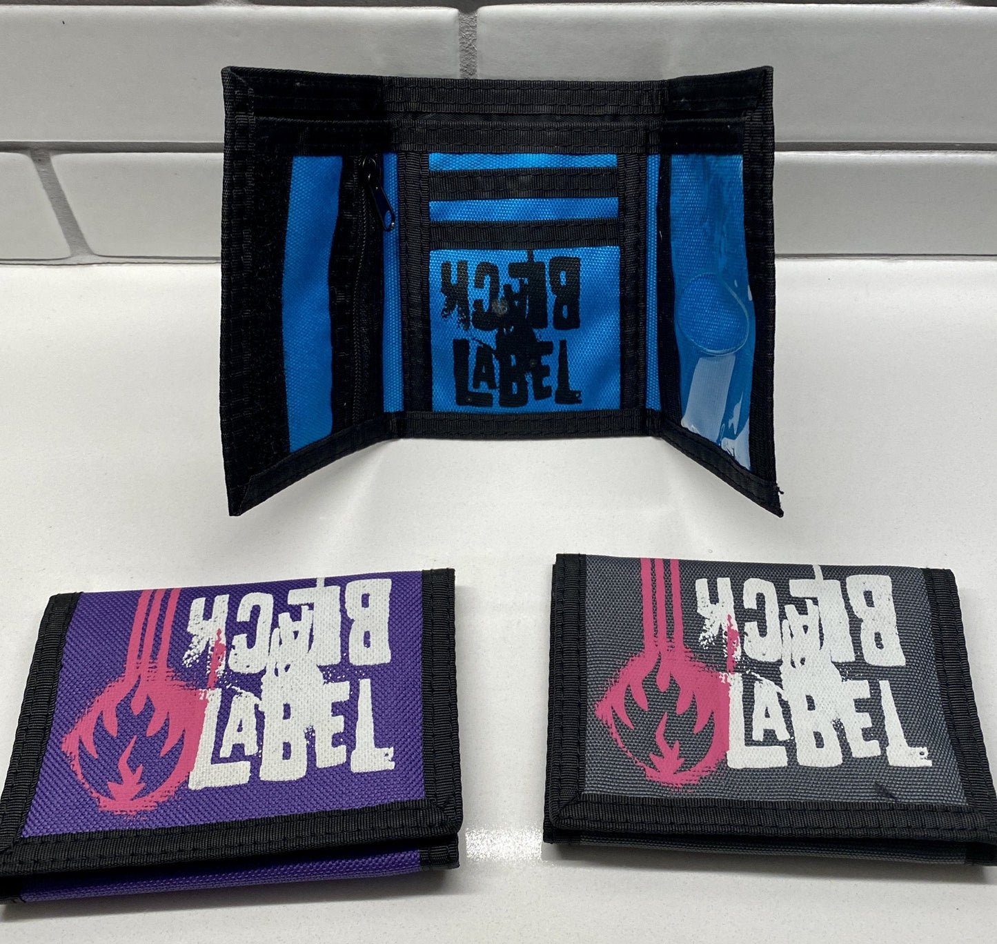 Black Label VINTAGE/NOS Tri-Fold Wallets