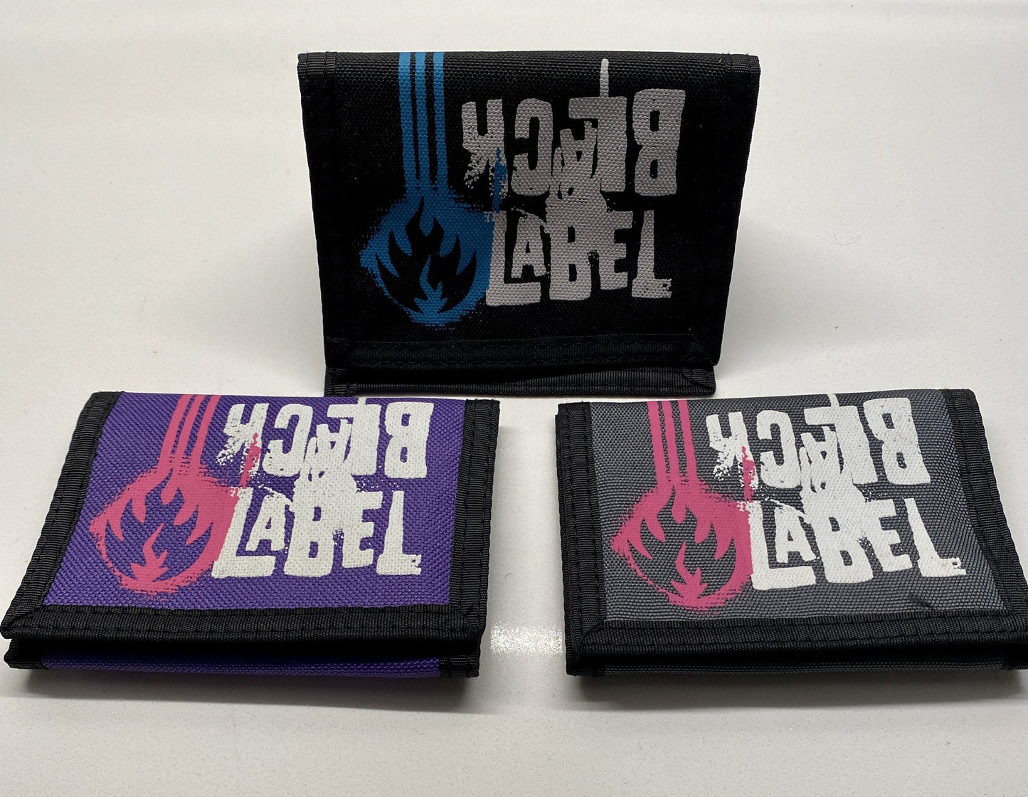 Black Label VINTAGE/NOS Tri-Fold Wallets