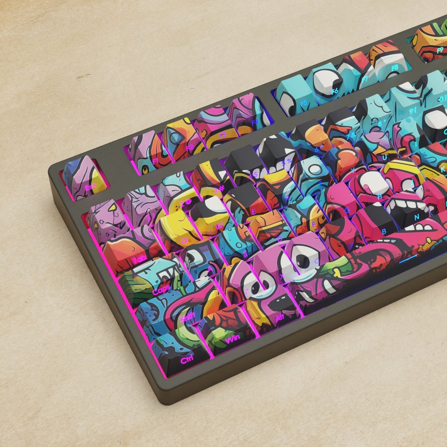 Nachocustomz friends Keycaps
