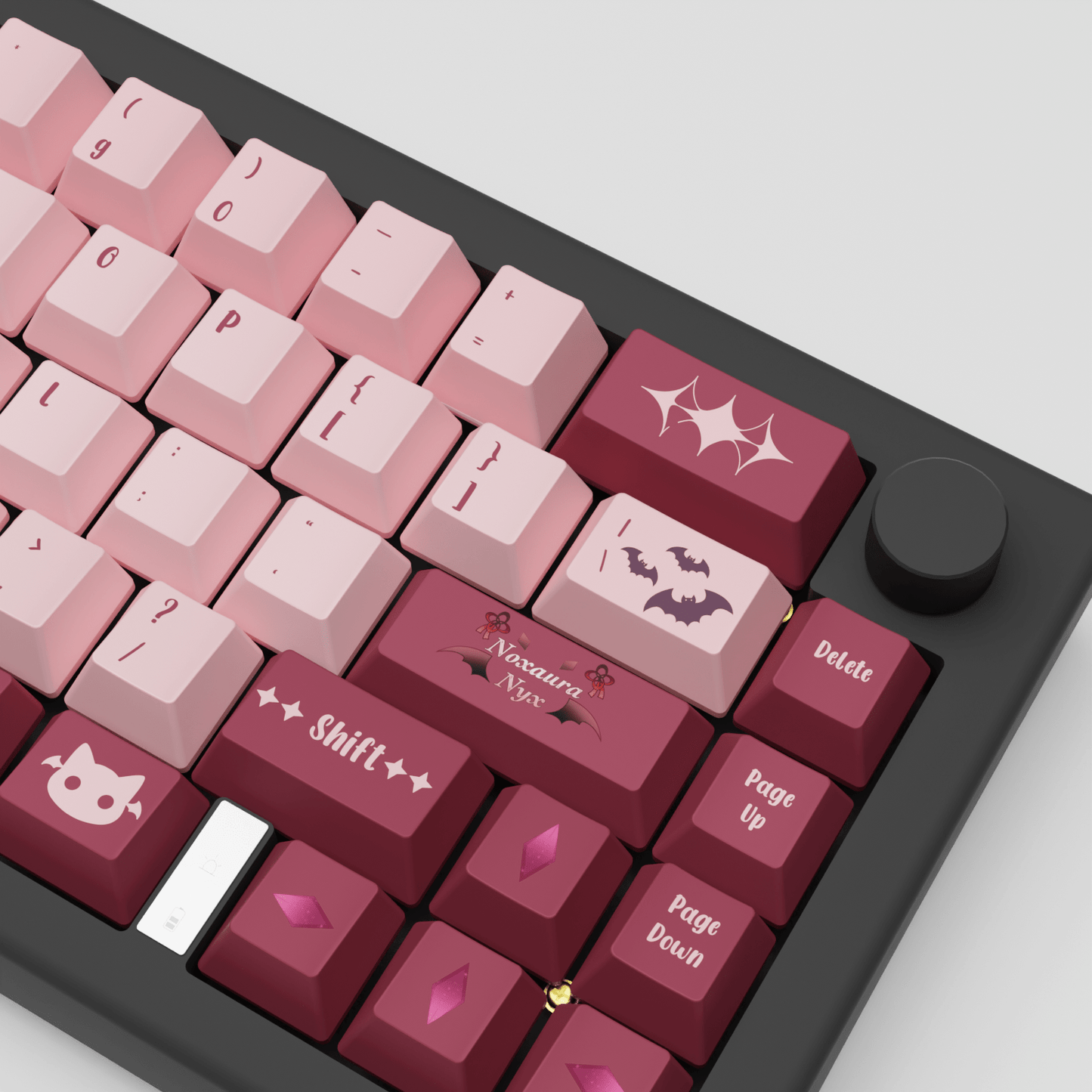 Noxaura Nyx Vtuber Keycaps Set