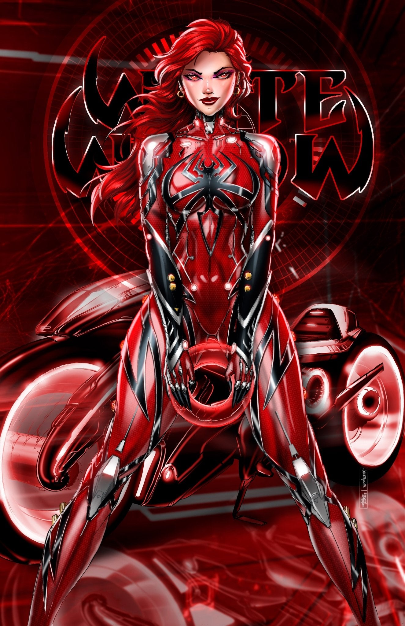 NYCC Blood Widow Tron Trade Wraparound Comic - House of velmora