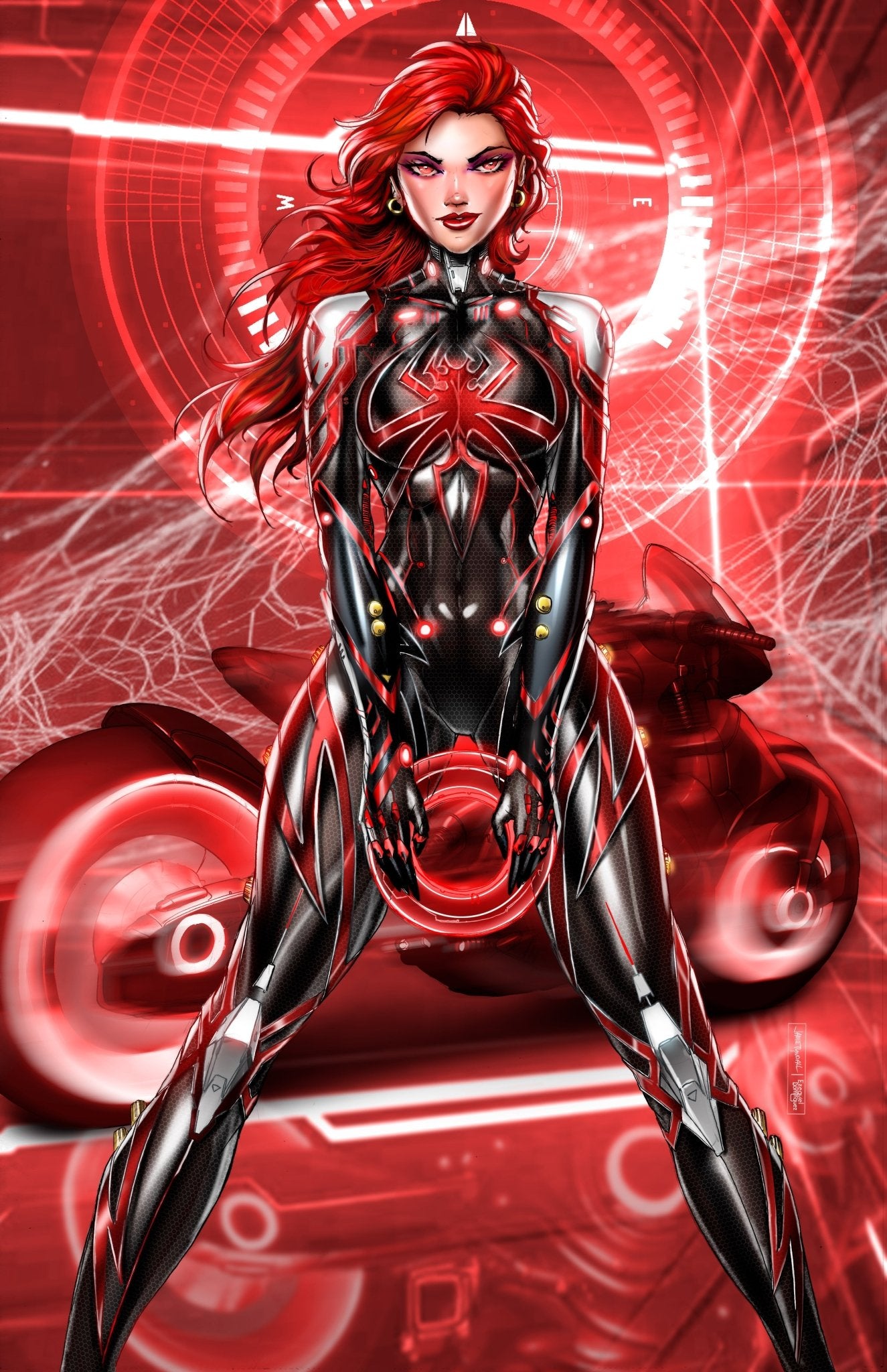 NYCC Blood Widow Tron Virgin Wraparound Comic - House of velmora