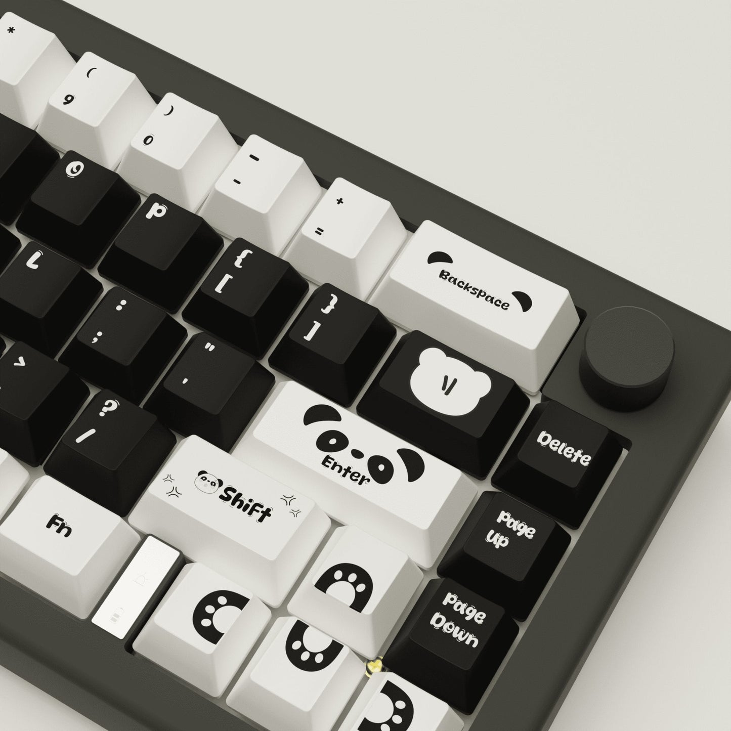 Panda Design Keycaps and Mechanical Keyboard