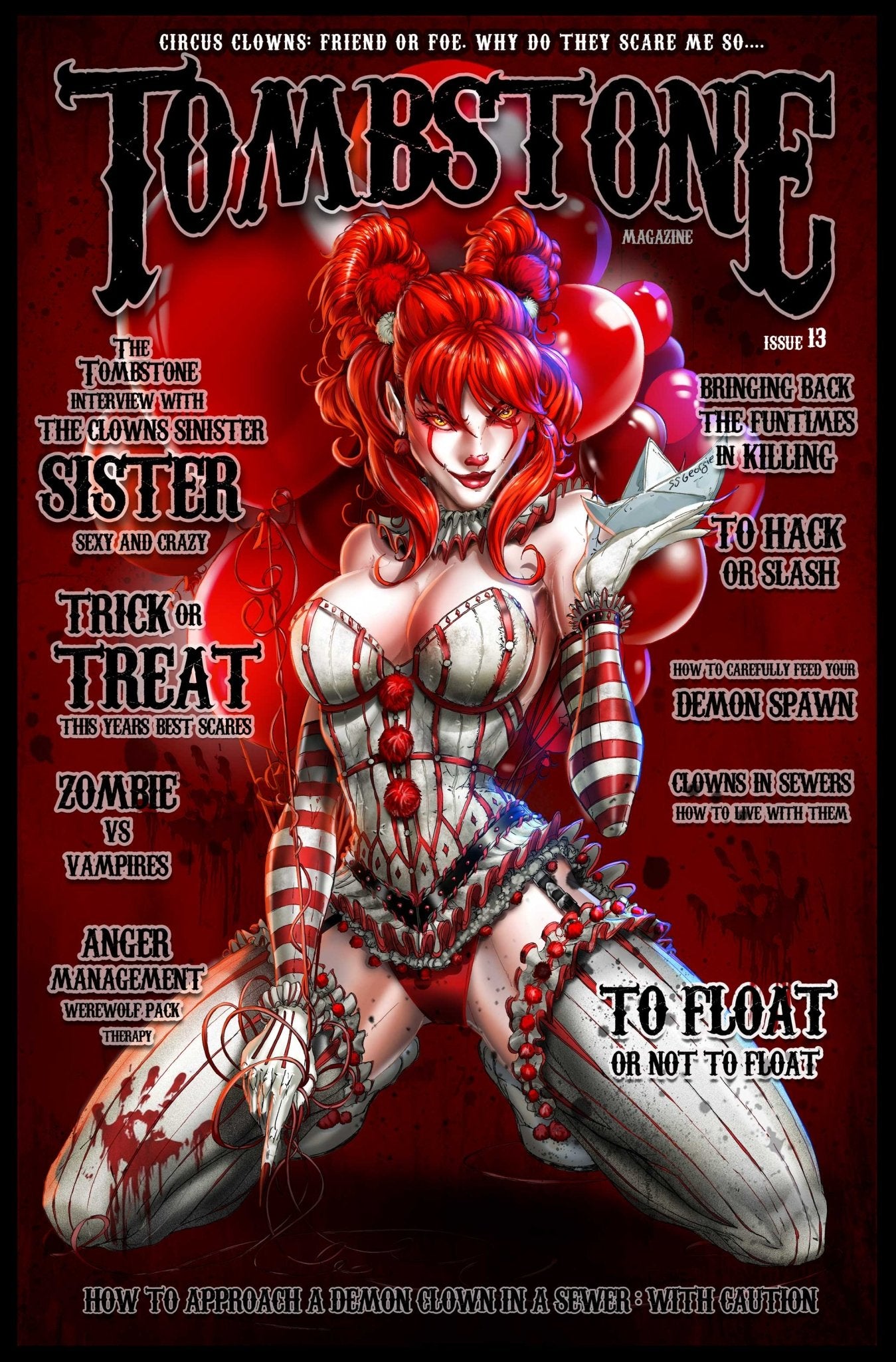 Pennywise Tombstone Print - House of velmora