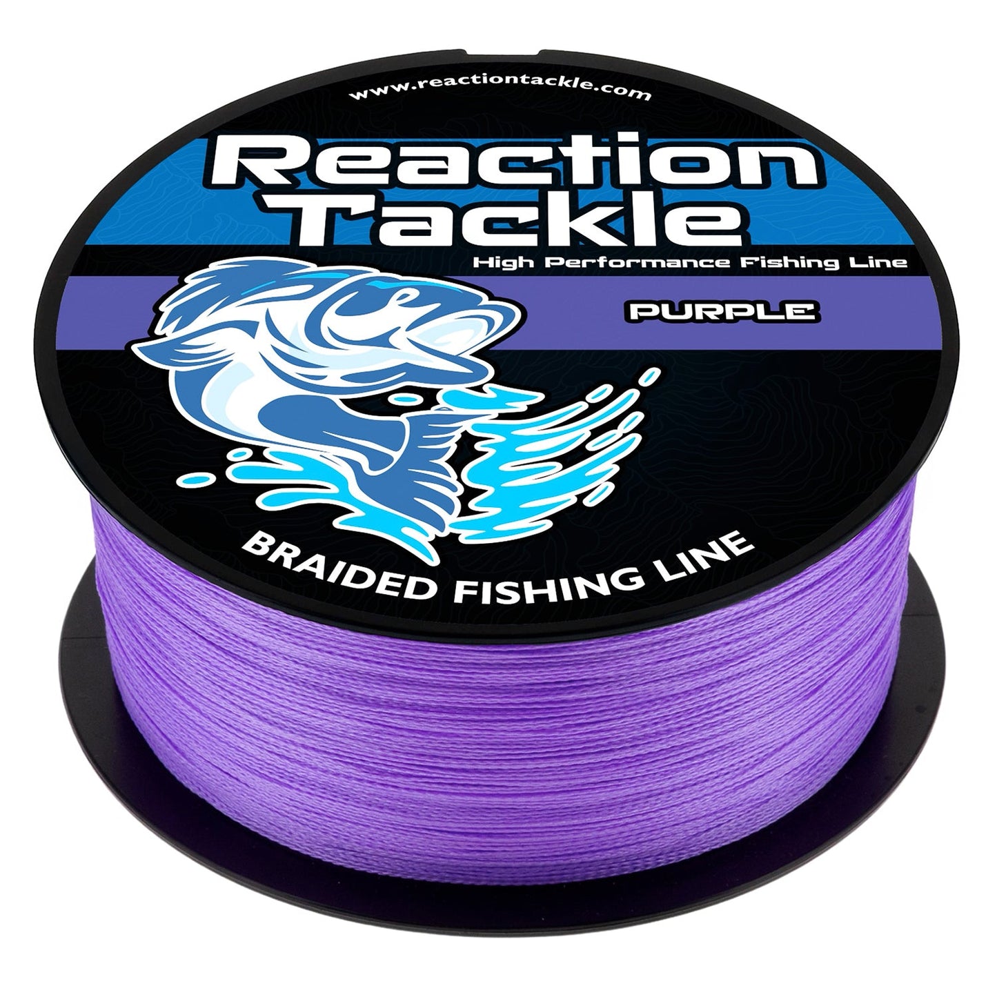 Reaction Tackle Braided Fishing Line - Purple