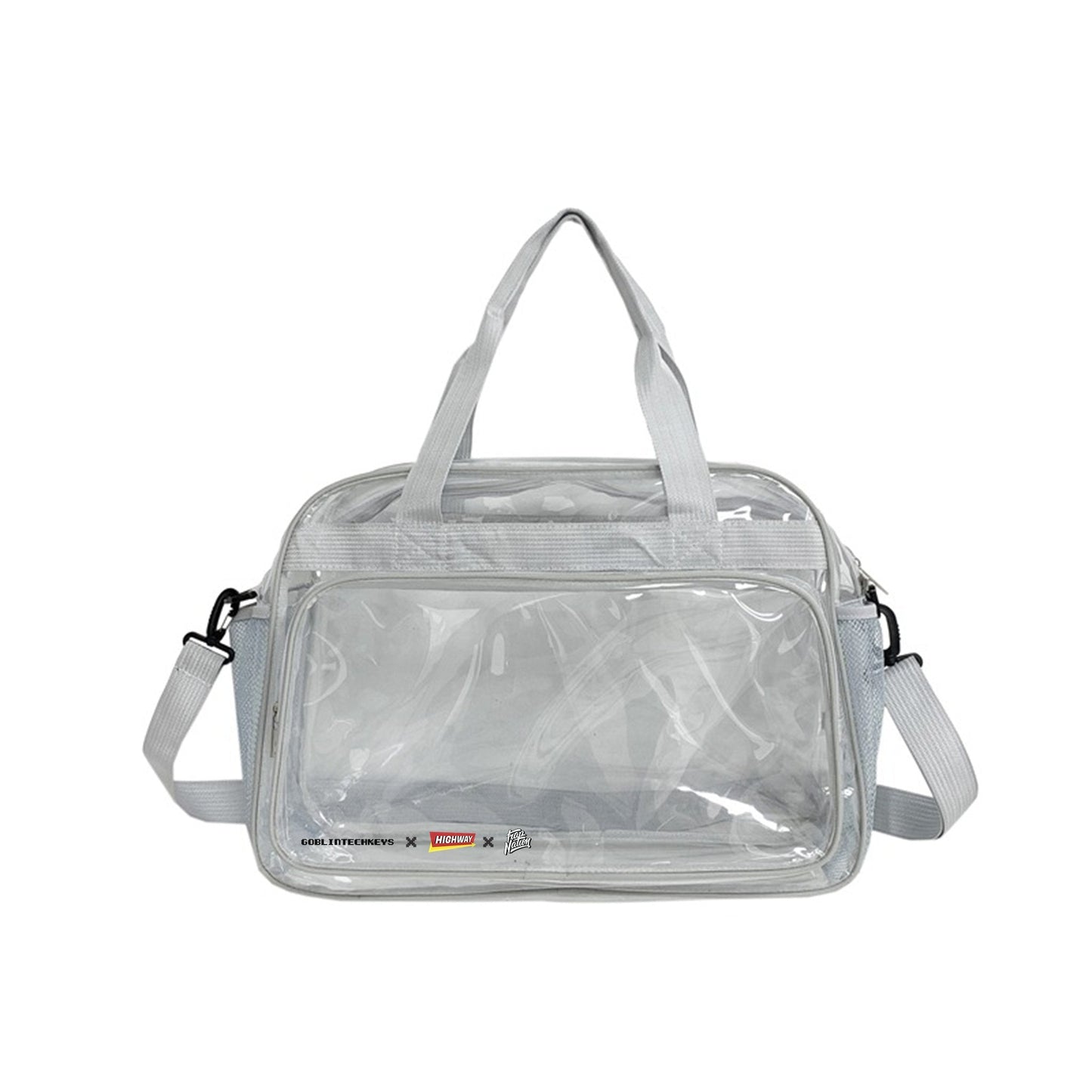 [Ready stock] Goblintechkeys x Highway Cafe x Trap Nation Transparent Sling Bag