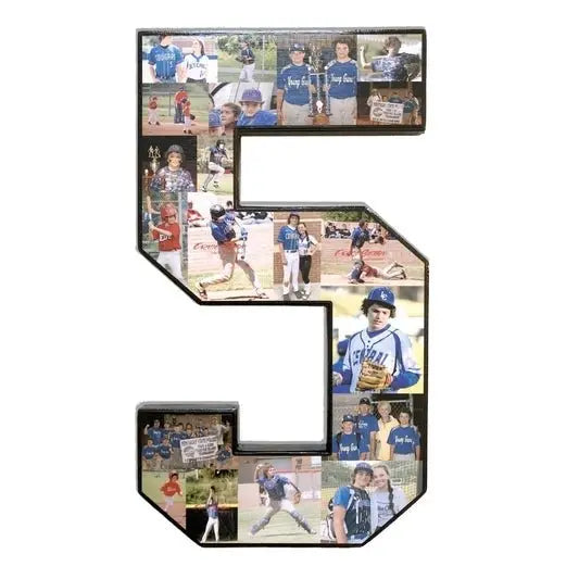 12 Inch Senior Night Number With Pictures Inside | "Happy Customer!"