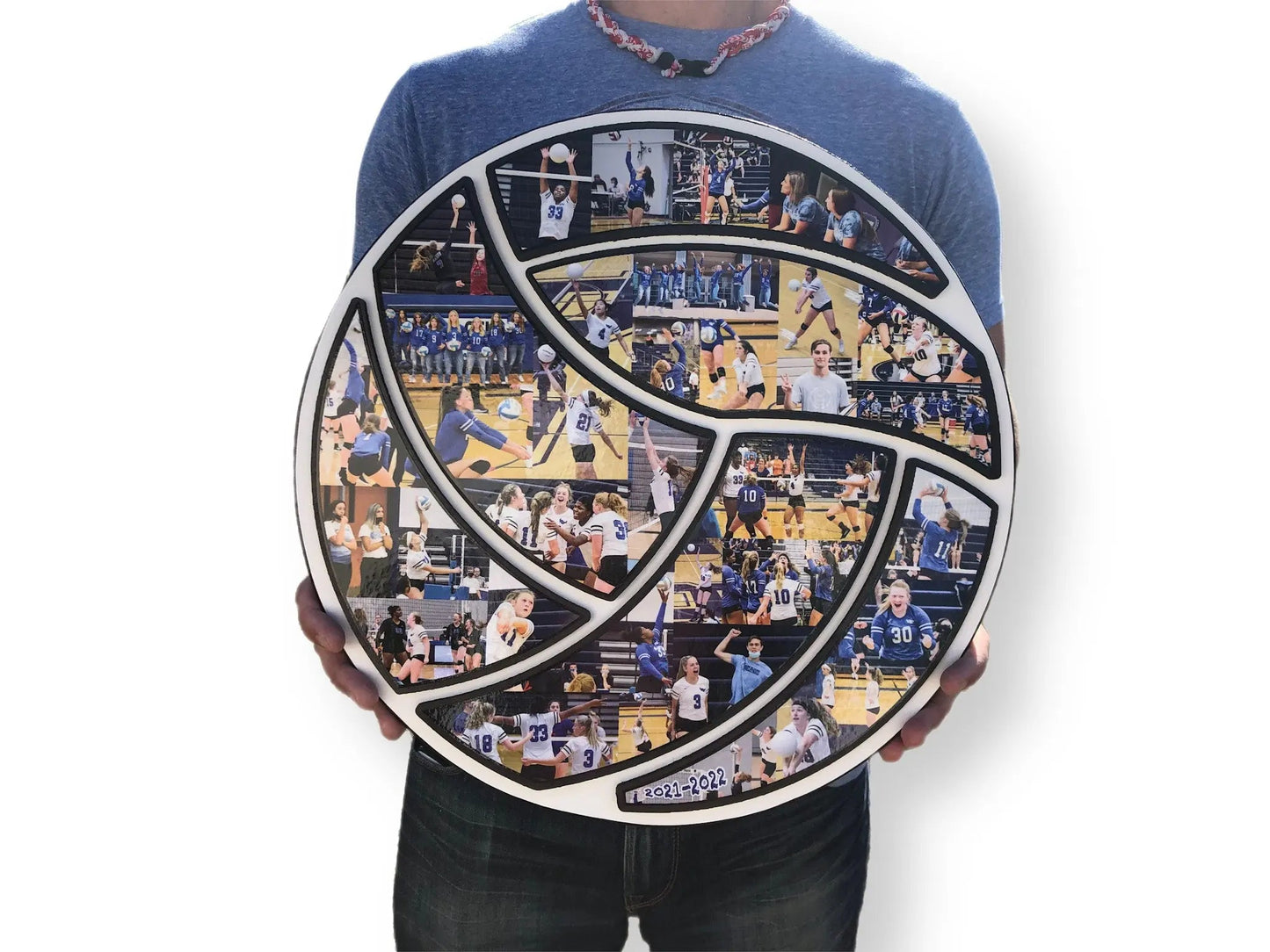 15 inch Volleyball Collage Gift | "Made to Perfection!"