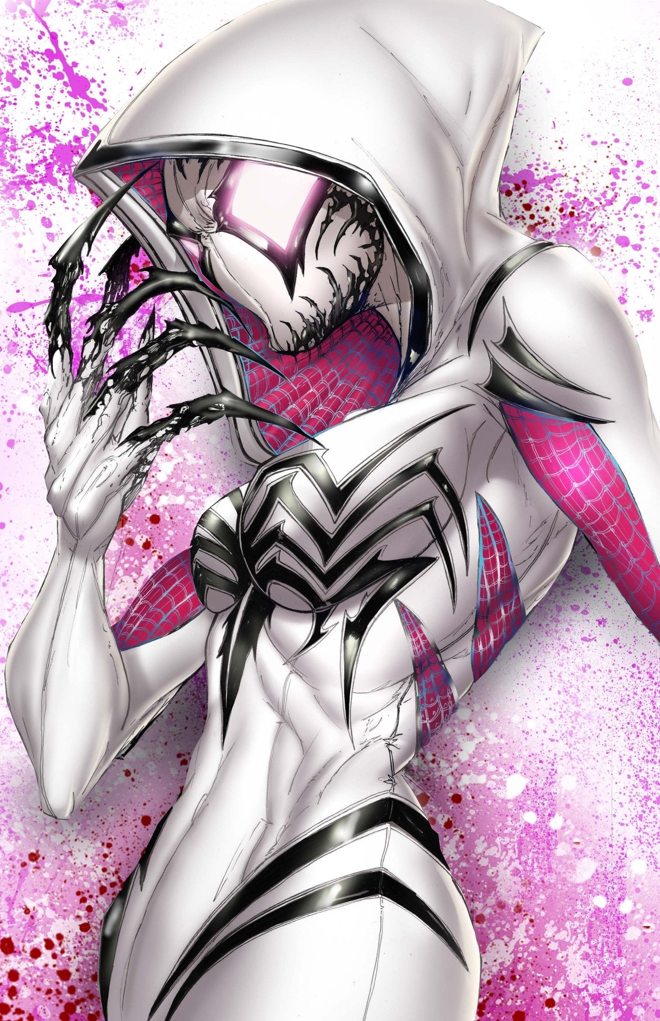 White Symbiote Virgin Comic - House of velmora